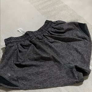 Lululemon Charcoal and Black Performance Shorts